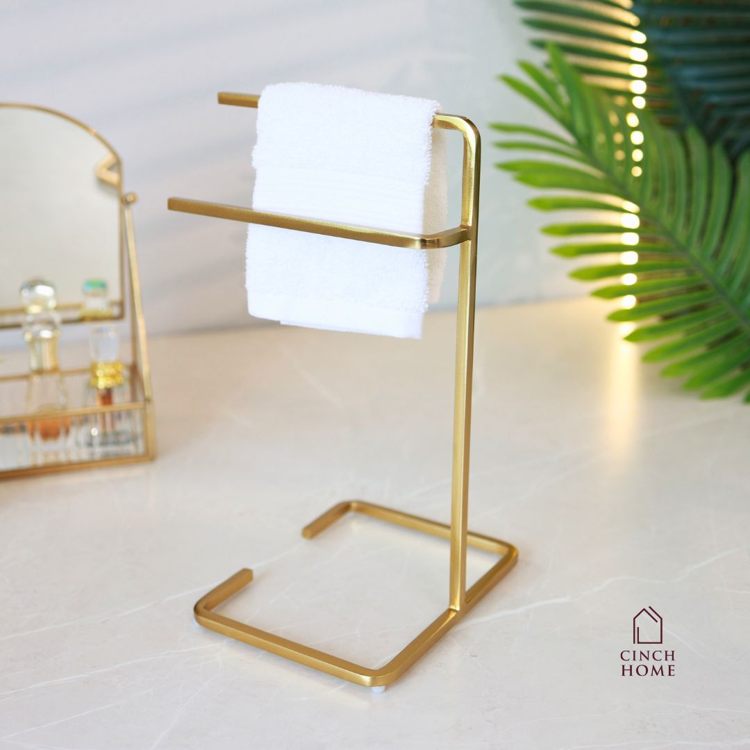 Freestanding Stainless Steel Towel Stand