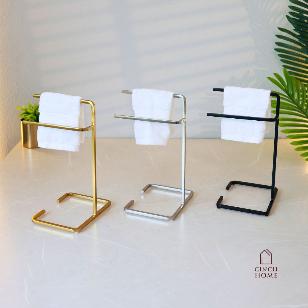 Freestanding Stainless Steel Towel Stand