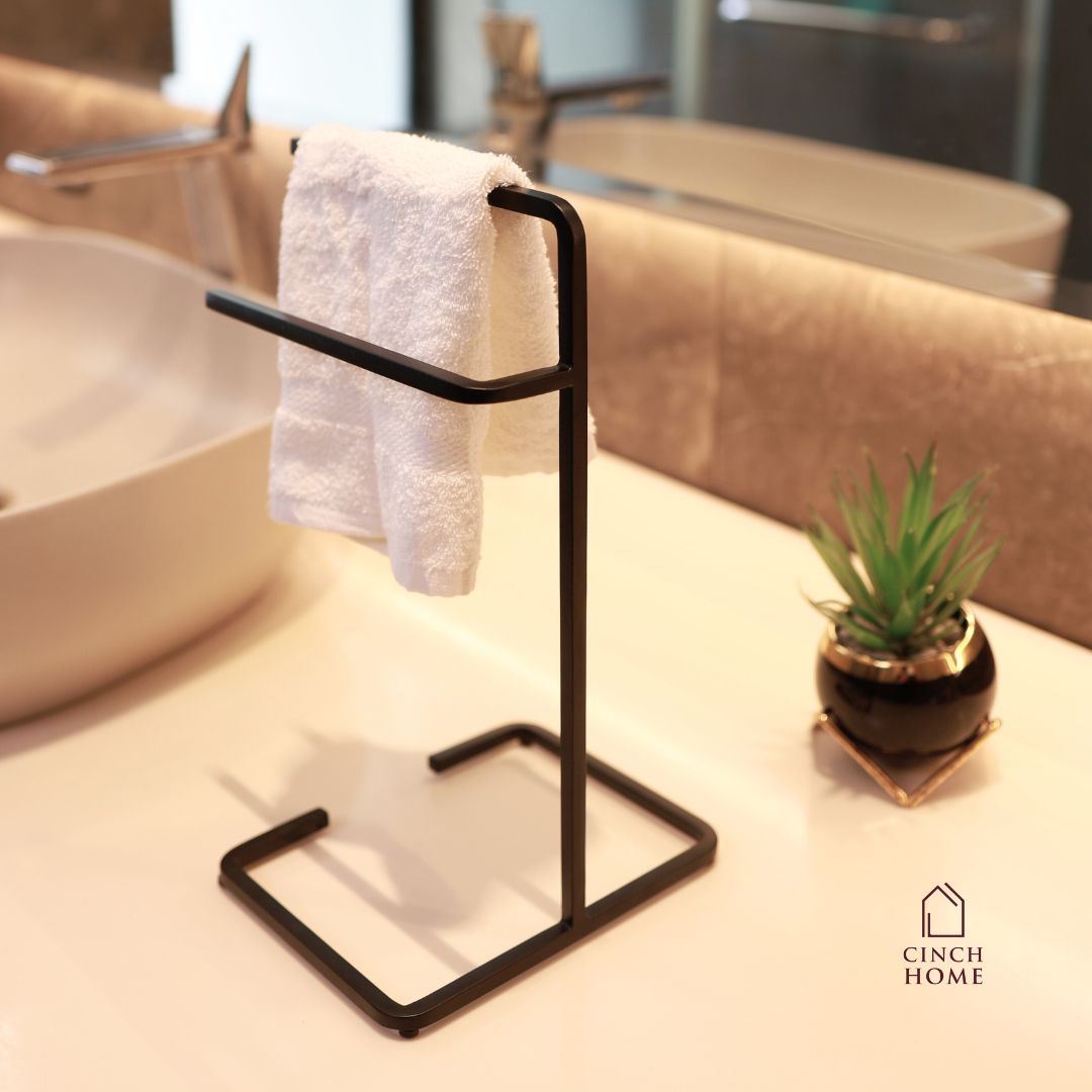 Freestanding Stainless Steel Towel Stand