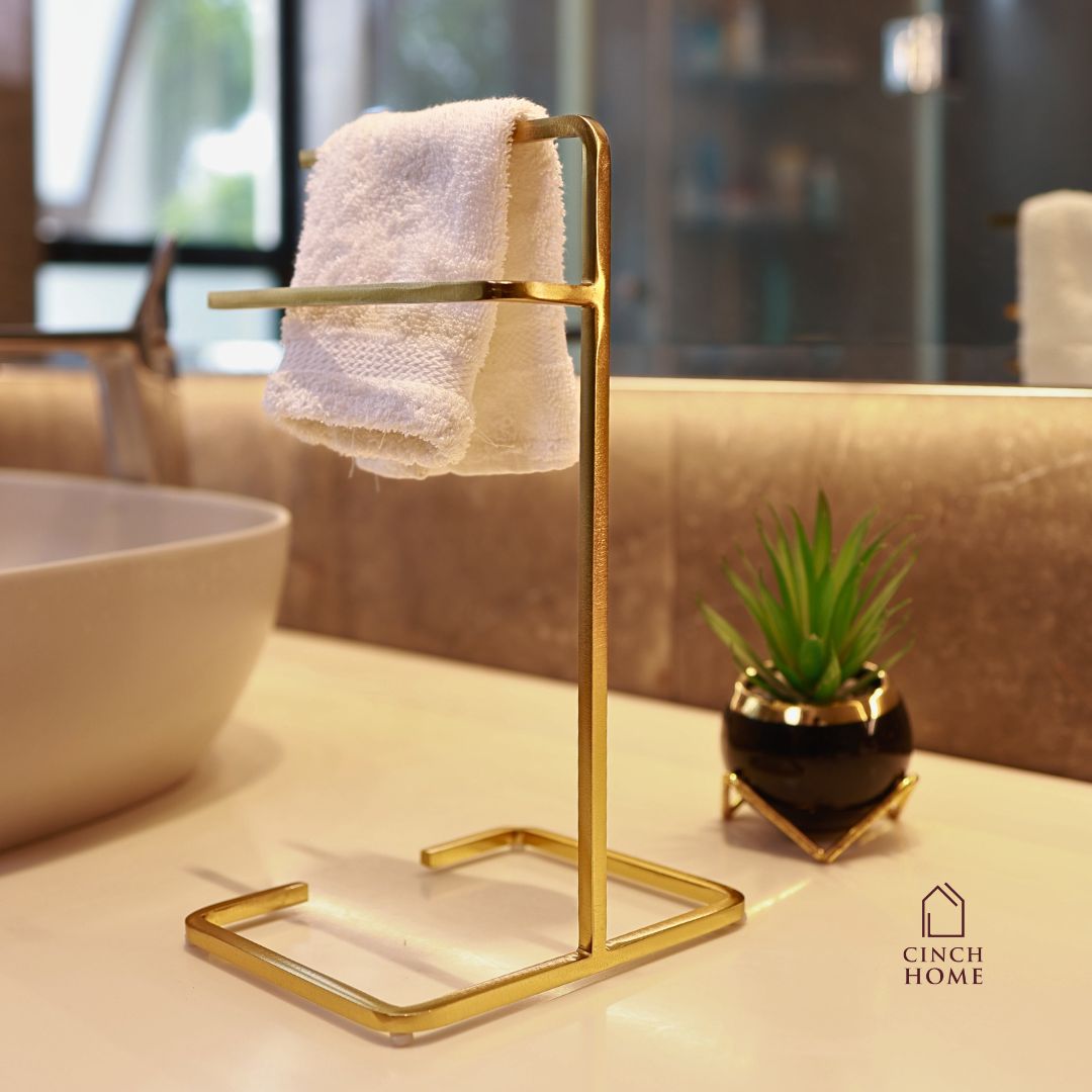 Freestanding Stainless Steel Towel Stand