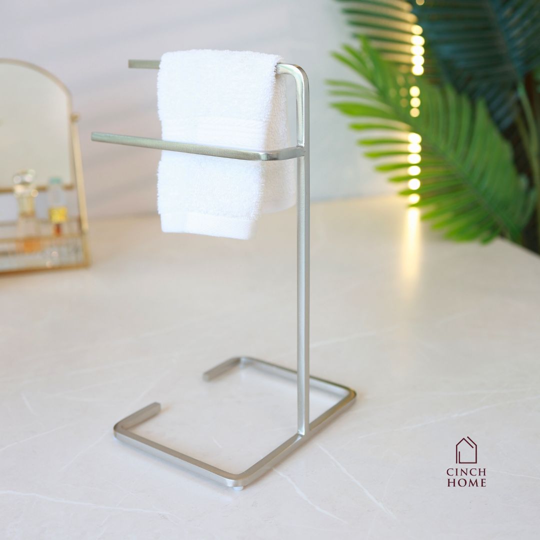 Freestanding Stainless Steel Towel Stand