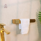 Peel & Stick Gold Towel Holder