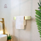 Peel & Stick Gold Towel Holder