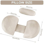 Maternity Support Pillow – Dual Wedge Set