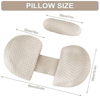 Maternity Support Pillow – Dual Wedge Set