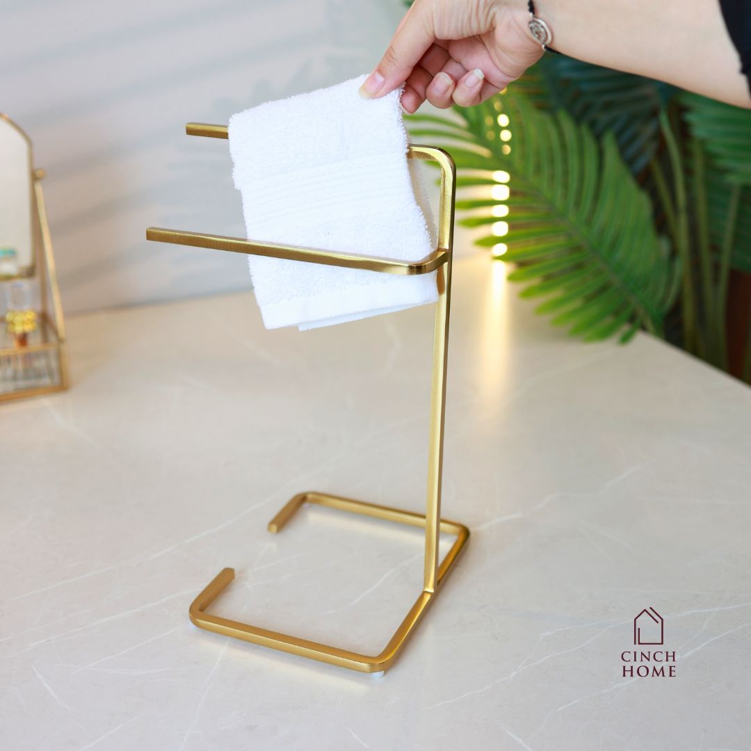 Freestanding Stainless Steel Towel Stand
