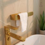 Peel & Stick Gold Towel Holder