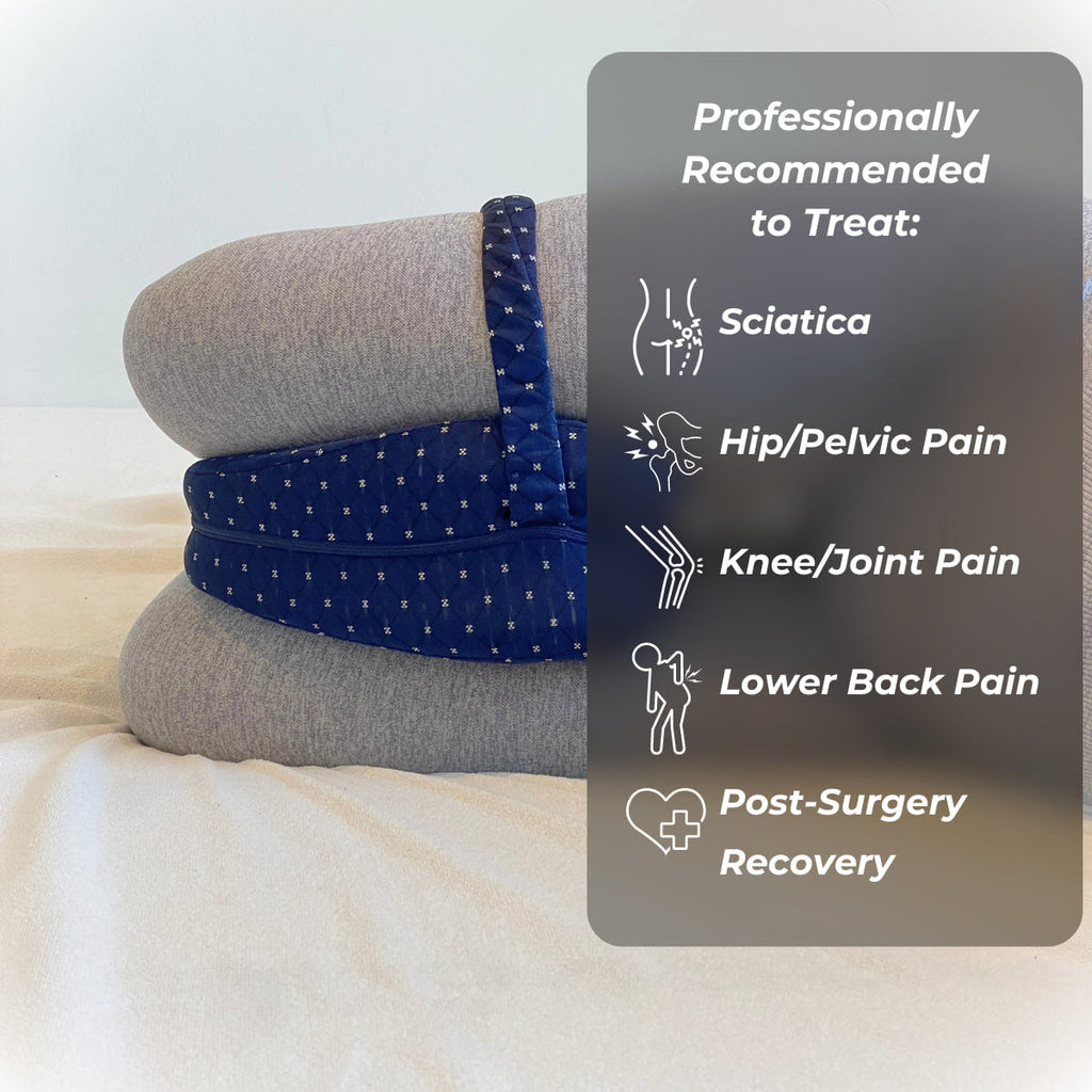 Contoured Memory Foam Knee Pillow