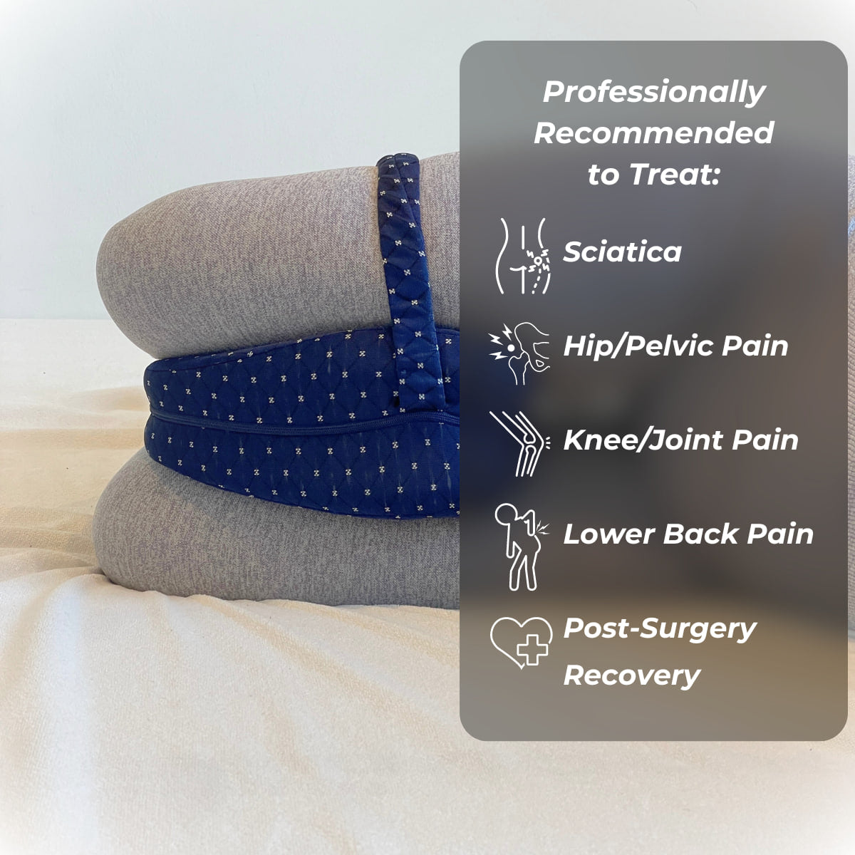 Contoured Memory Foam Knee Pillow