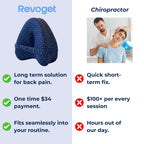 Contoured Memory Foam Knee Pillow